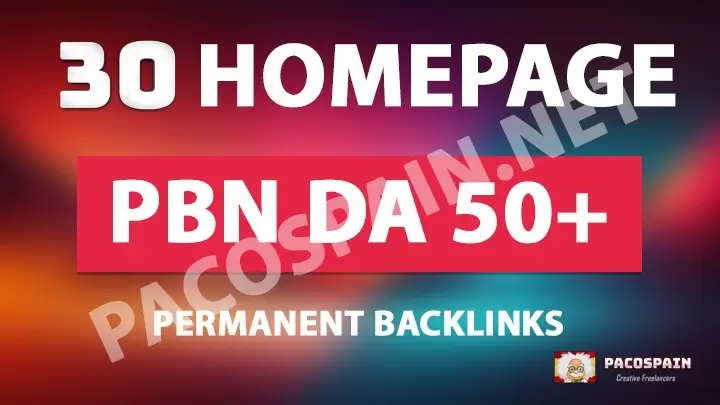 PBN DA50+ Dofollow SEO Backlinks High DA PA TF CF DR on Homepage