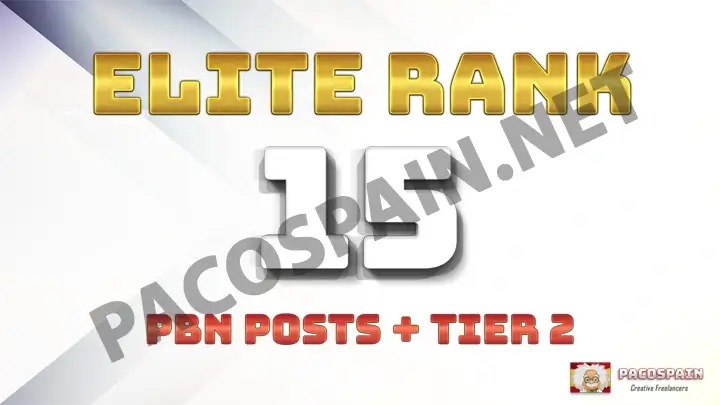 Elite Ranking: 15 PBN High Authority Posts